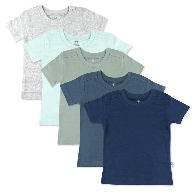 HonestBaby Multipack Short Sleeve T-Shirt Tee 100%