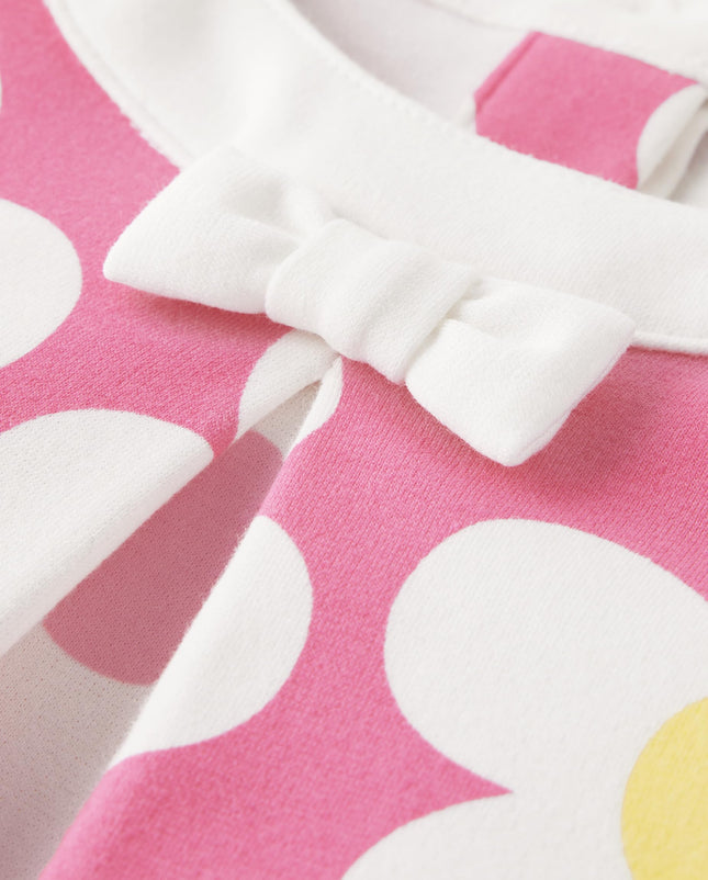 Robes sans manches Gymboree pour filles et tout-petits, motif fleur rose, taille 4T