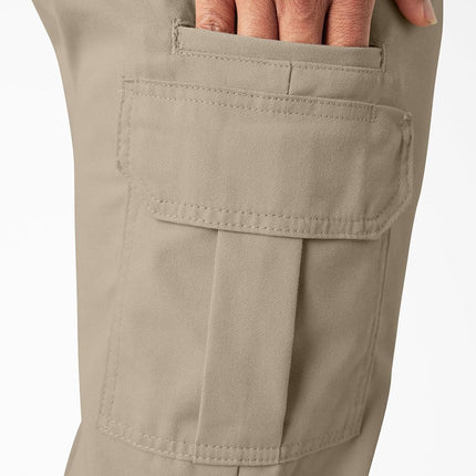 Dickies Men's Flex Regular Fit Cargo Pants, Desert Sand, 42W x 30L