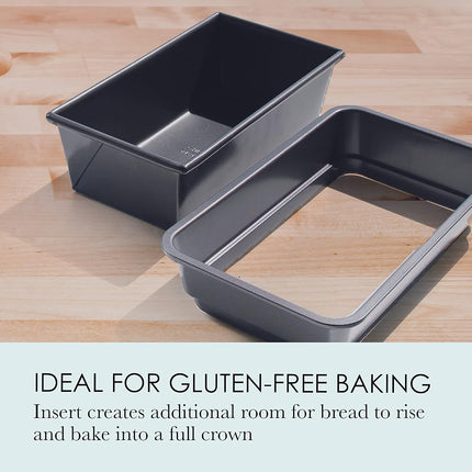 Chicago Metallic Professional Gluten-Free Loaf Pan, 9-Inch-by-5-Inch