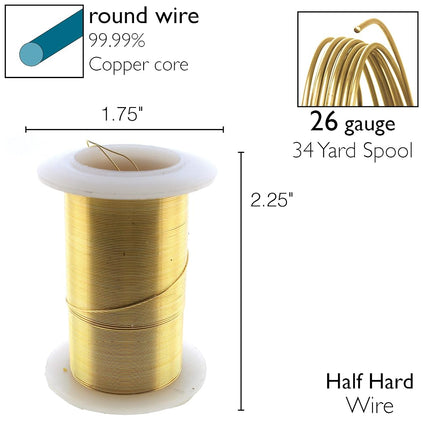 The Beadsmith Copper Jewelry Wire