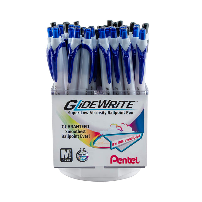 Pentel GlideWrite with TechniFlo Ink Ballpoint Pen