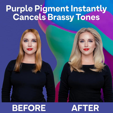 Colorproof Toning Drops 1 Fl. Oz. Toner for Blonde Hair w/Citrus, Jasmine & Coconut Milk Scent, Highly-Pigmented, Instant Hair Toner