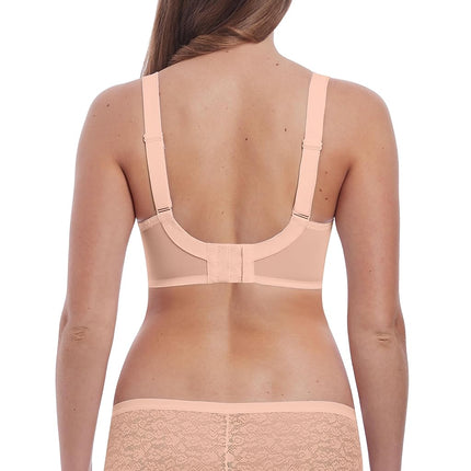 Freya Womens Fancies Lace Balcony Underwire Bra, Natural Beige, 28HH US