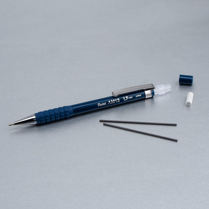Pentel Arts Sharp HD Mechanical Pencil (1.3mm), Dark Blue Barrel, (1) Super