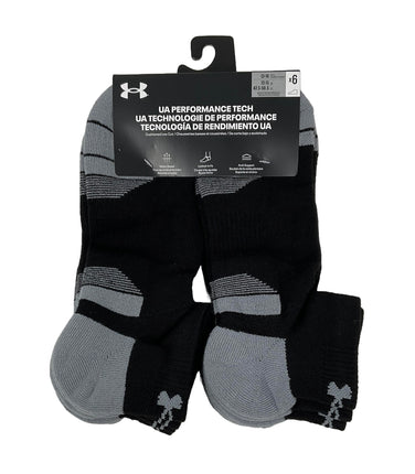 Under Armour Men's UA Performance Tech 6 Pack Cush