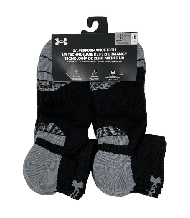 Under Armour Men's UA Performance Tech 6 Pack Cush