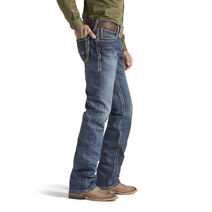 ARIAT Men's M4 Low Rise Boot Cut Jeans Relaxed Fit Denim, Gulch, 36