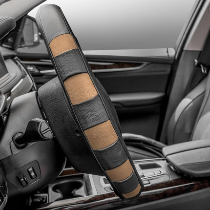 FH Group FH2005BEIGE Steering Wheel Cover (Genuine Leather Sport Beige)