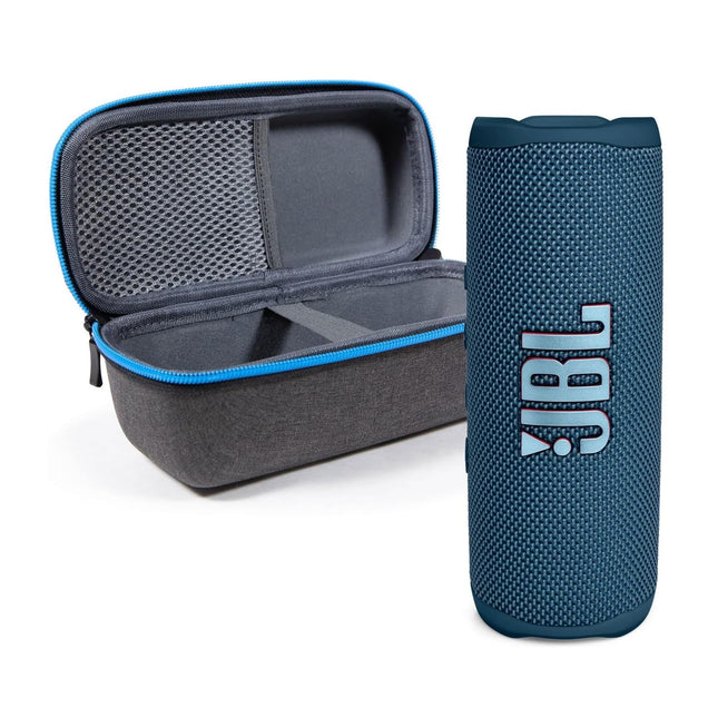 JBL Flip 6 (Blue) + Bundle with divvi! Protective 