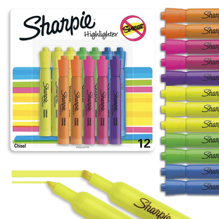 WHJJK Tank High Lighters, Chisel Tip, Assorted Flu