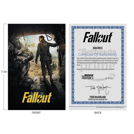 McFarlane Fallout Maximus (Season 2) 6in Posed Figure Toys