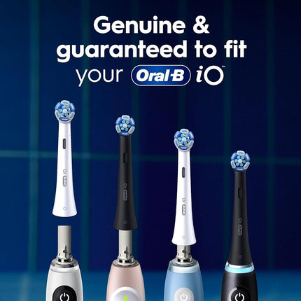 Oral-B iO Series Ultimate Clean Replacement Brush Head for Oral-B iO Series Electric Toothbrushes, White, 2 Count