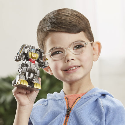 Transformers Classic Heroes Team Grimlock Juguete Transformable, Figura de Acción de 4.5 Pulgadas, Relleno de Cesta de Pascua para Niños, Juguetes Preescolares, Edades 3+