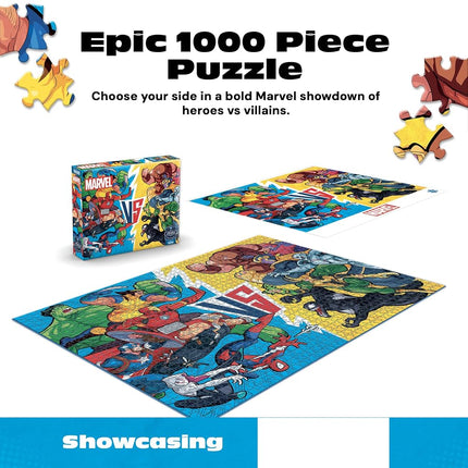 Buffalo Games - Marvel Comics VS Heroes vs - 1000 Piece Puzzle for Adults