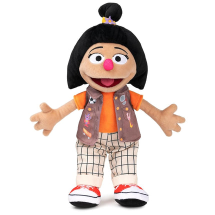GUND Sesame Street Official Ji-Young Plush Premium Plush Doll for Children 1 and Above, 33 cm