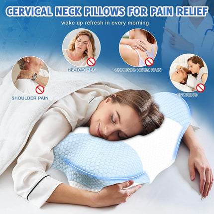 VJASD Queen Size Cervical Neck Pillows