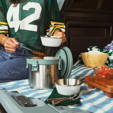 Stanley Wildfare Pro Stainless Steel Bowl | 16 oz Stackable Bowl | Camping Essentials for Your Camp Kitchen