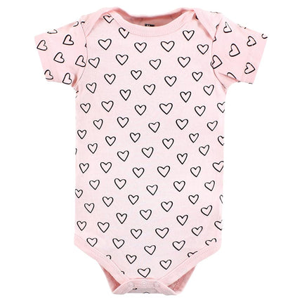Lot de 3 bodys Hudson Baby en coton, motif arc-en-ciel moderne, 9-12 mois