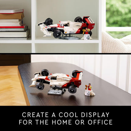 LEGO Icons McLaren MP4/4 y Ayrton Senna Modelo de Auto para Adultos 10330
