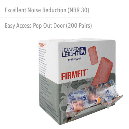 Howard Leight by Honeywell EARPLUG FIRM FIT UNCORDED