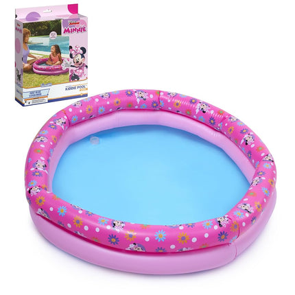 Swimways Minnie Mouse Kiddie Pool, Inflatable Above Ground Pool & Outdoor Toys, Minnie Mouse Party Supplies & Pool Toys for Kids Aged 3 & Up