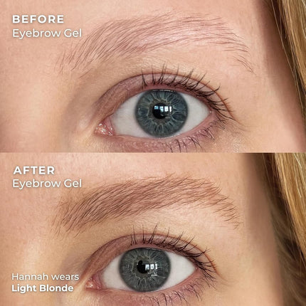 WUNDERBROW Eyebrow Gel, Waterproof, Smudgeproof, Lasts for Days, Shade: Light Blonde, Vegan and Cruelty-Free