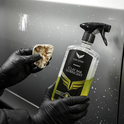 Car Gods Complete Detailer Kit - Clay Bar and Spray Lubricant Bundle - Super Smooth Surface for Better Polishing - 500 ml