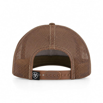 ARIAT Men's Vintage Logo Cap, Brown, Brown, One Size