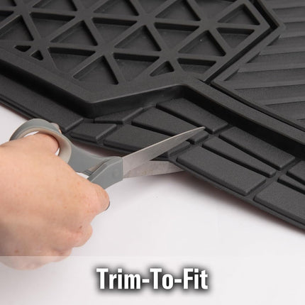 Dickies® 3-Piece Black Adjustable-Runner Truck Floor Mats