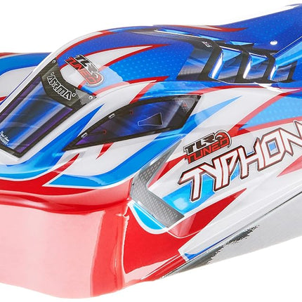 ARRMA Typhon TLR Tuned Finished Body Red/Blue, ARA406164