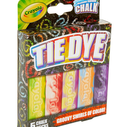 Crayola Special Effects Sidewalk Chalk - Tie Dye (5 Chalk Sticks)