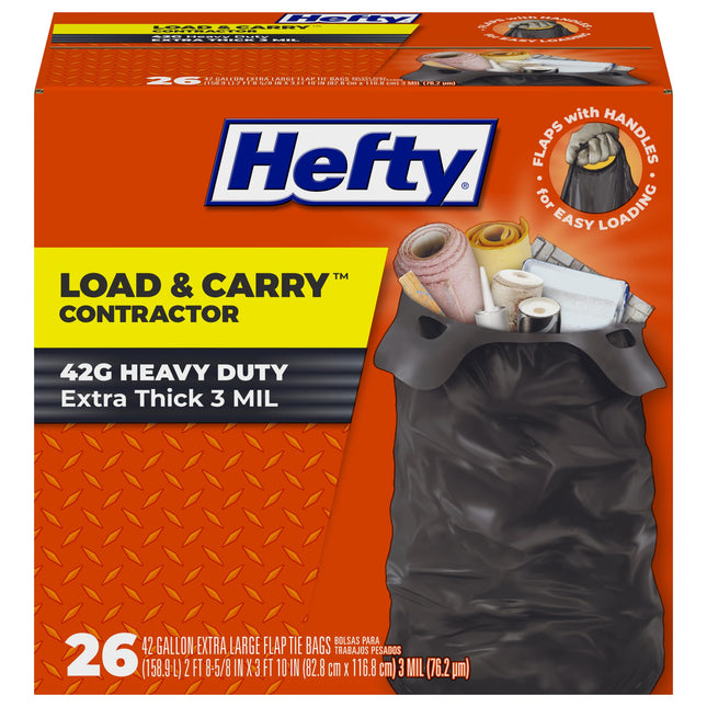 Hefty Load and Carry Contractor Heavy Duty Trash/G