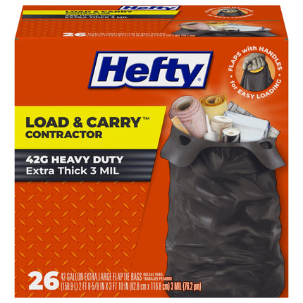 Hefty Load and Carry Contractor Heavy Duty Trash/G
