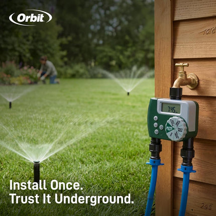 Orbit 50021 Sprinkler Kit, Blue, Black