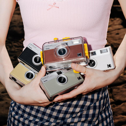 Estuche impermeable para cámara de película de medio cuadro KODAK EKTAR H35N y H35 - Reutilizable, duradero, 5 m bajo el agua, fácil de usar, ideal para viajes (la cámara, la película y la batería AAA no están incluidas)