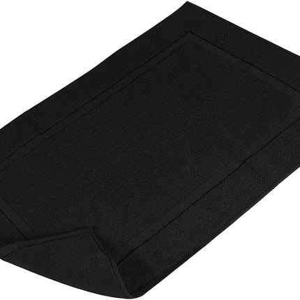 Utopia Towels Luxury Ringspun Cotton Bath Mat Luxury Size Maximum Absorbency Machine Washable 2Pack (21" X 34") Black