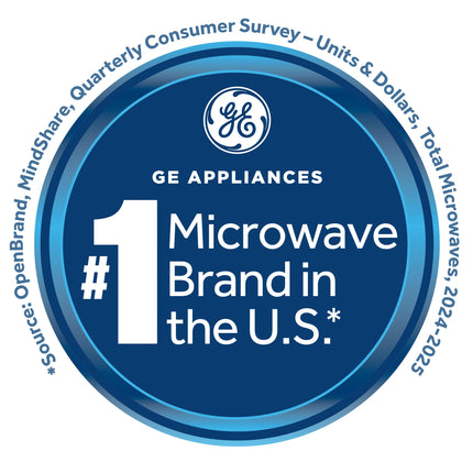 GE GCST07N1WSS Microwave Oven, 700 Watts, 6 Auto-Cook Settings, Kitchen Essentials for Countertop, Bedroom, or Apartment, Child Lock Technology 0.7 Cu. Feet, Steel
