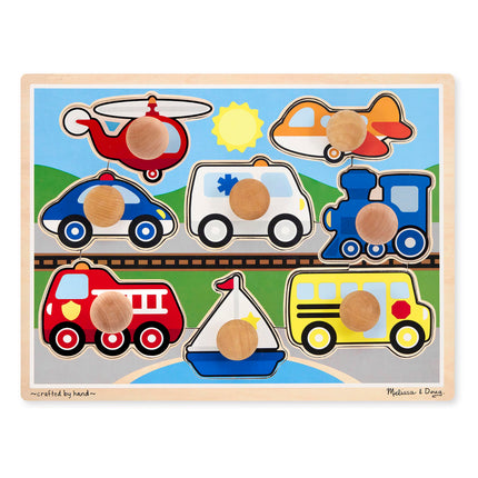 Melissa & Doug Vehículos Puzle de Encaje Grande