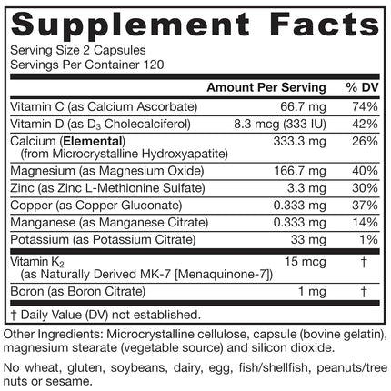 Jarrow Formulas Bone-Up, Promotes Bone Density, 240 Capsules