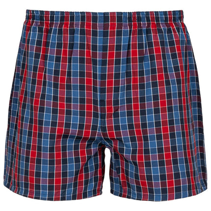 Gildan Men's Underwear Boxers, Multipack Shorts, Navy/Red Assorted (5-Pack), S (Pack of 5)