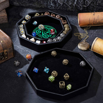 Premium Dice Tray for DND Valknut & Dragon Design – 23 CM