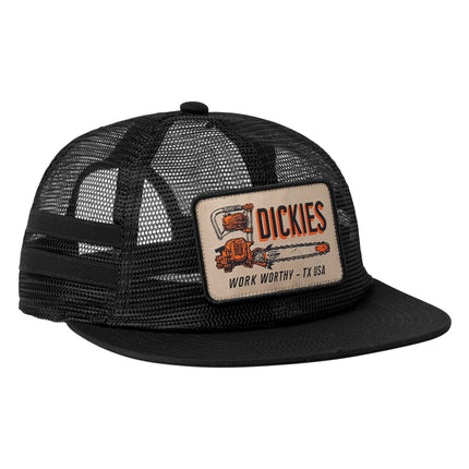 Dickies Woven Patch Full MESH HAT Black