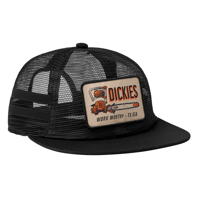 Dickies Woven Patch Full MESH HAT Black
