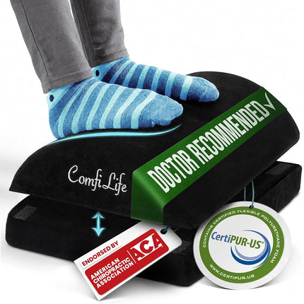 ComfiLife Adjustable Footrest Memory Foam - Ergono