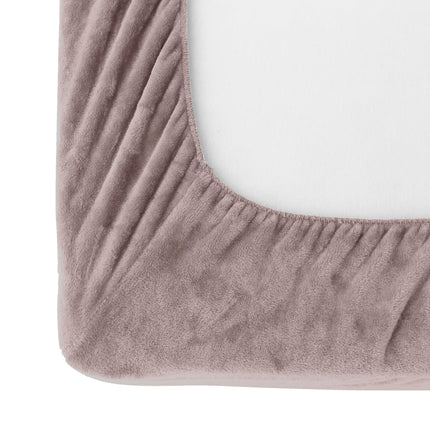 Elegant Comfort Luxuriously Soft 4-Piece Velvet Plush Flannel Sheet Set - Premium Quality - Cozy Warm, Anti-Static, Non Pilling Fuzzy Velvet Flannel Fleece Deep Pocket Sheet Set - Twin, Taupe