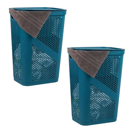 Mind Reader 60L Slim Laundry Hamper, Clothes Baske