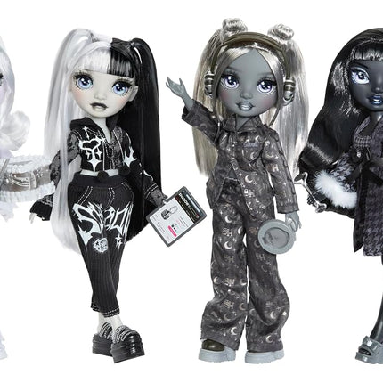 Rainbow High Shadow High Girl's Night - Luna Madison - Greyscale 28cm Fashion Doll, Grey Hair & Outfit with Accessories and Comb - for Collectors & Children Ages 4+