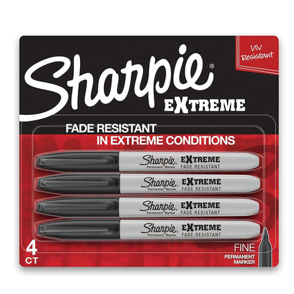 Sanford Sharpie Extreme Permanent Markers 4/Pkg-Black