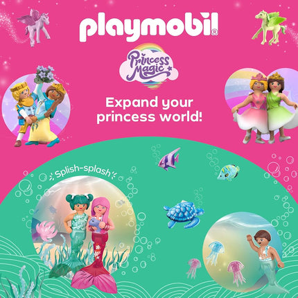Playmobil 71838 - Fairy Home with Golden Unicorn 178 Pieces – Fantasy Unicorn Magic Playset for Kids 4–10 Years